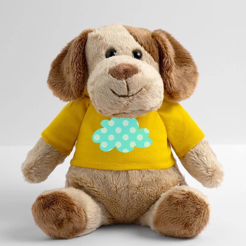 Points nuages Points Points Décoration de la chambre de bébé Enfants Météo Chien en peluche Helge MiniFeet®