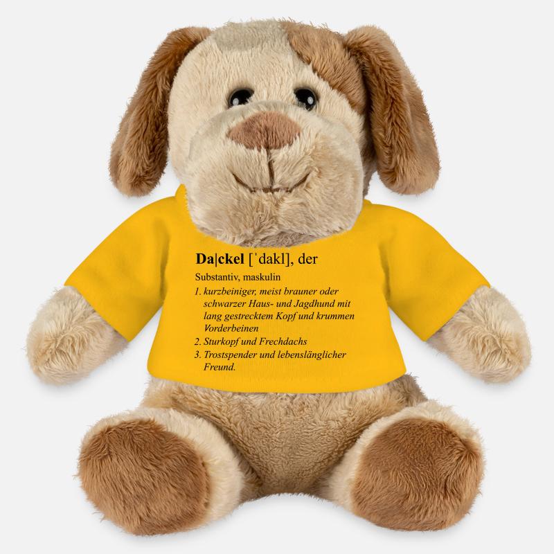 Dackel Duden - MiniFeet® Hund Helge - Sonnengelb