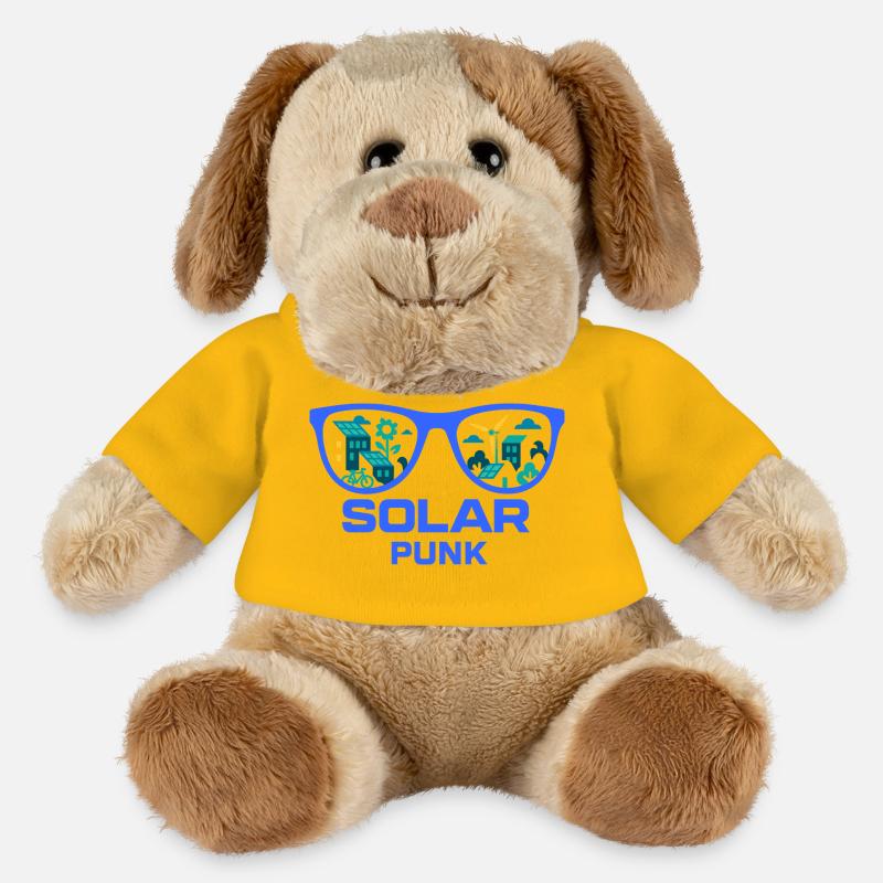 Solarpunk Vision - MiniFeet® Dog Helge - sun yellow