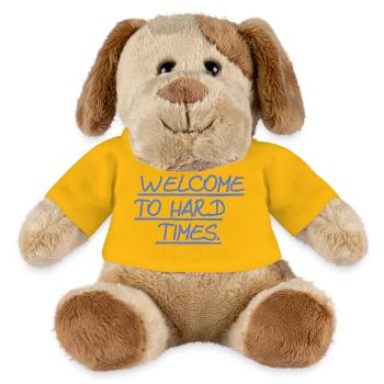 Welcome to hard times - MiniFeet® Dog Helge - sun yellow - Front