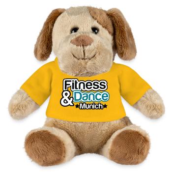 Mel_Logo_neu02_Black_Green_-1- - MiniFeet® Hund Helge - Sonnengelb - Vorne