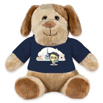 Parisian Lightbulb Scholar - MiniFeet® Dog Helge - sun yellow - Front