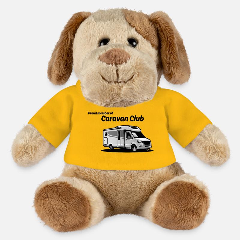 Caravan Graphic Silhouette - MiniFeet® Dog Helge - sun yellow