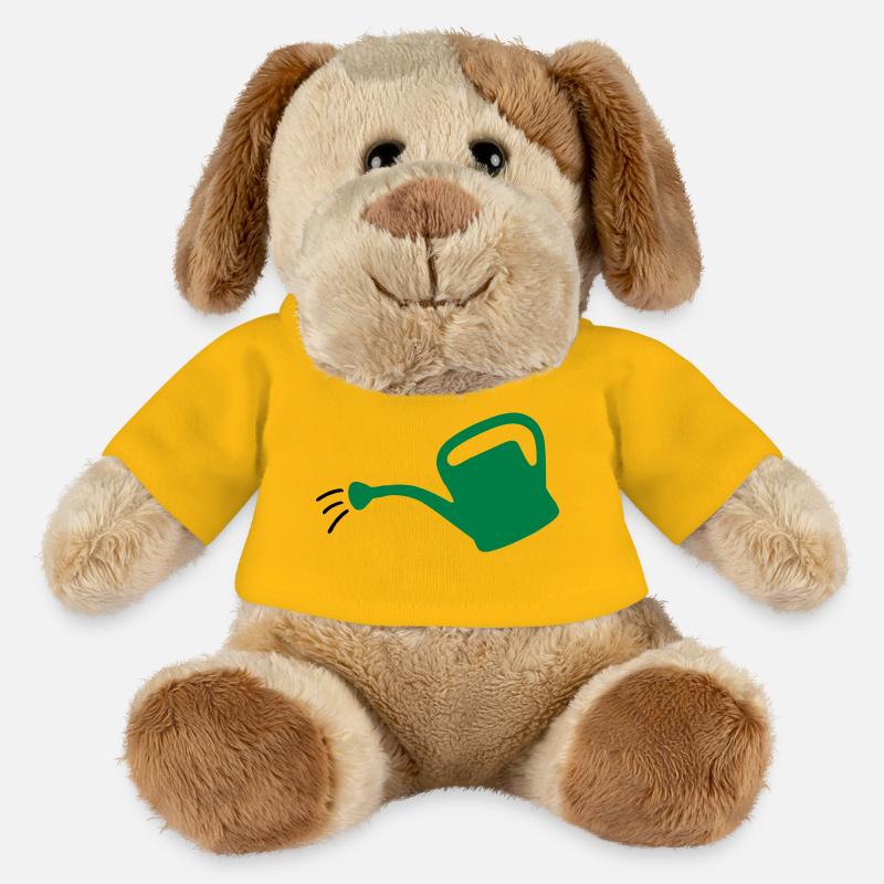 Arrosoir - Chien en peluche Helge MiniFeet® - jaune soleil