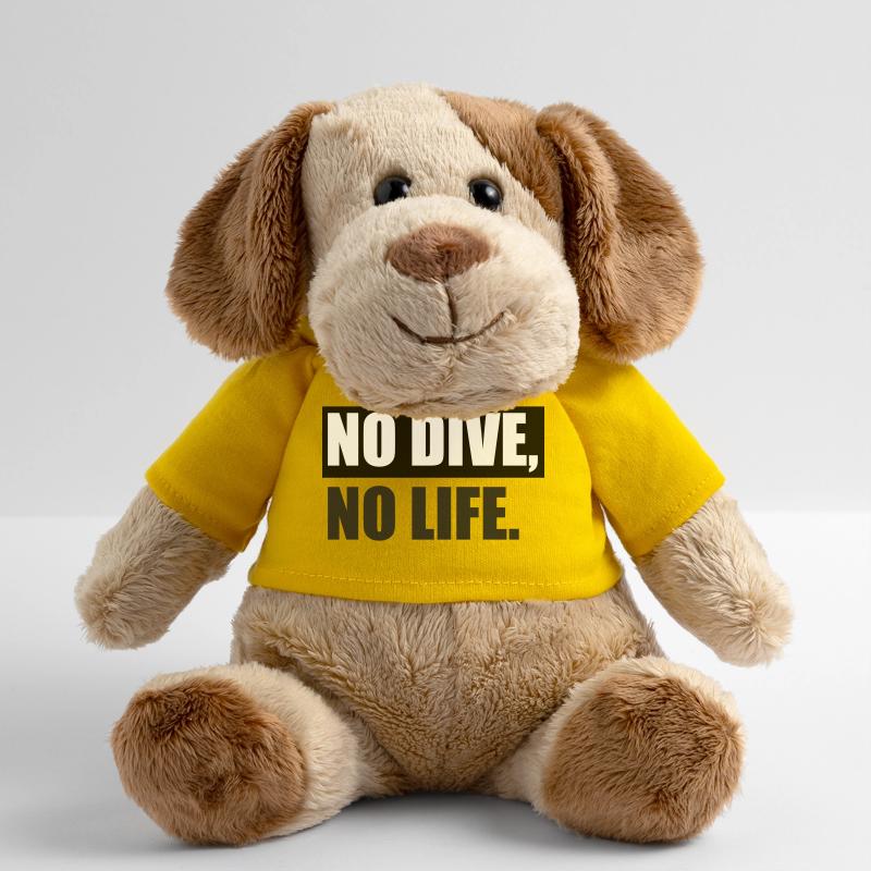 PAS DE PLONGÉE, PAS DE VIE. Chien en peluche Helge MiniFeet®