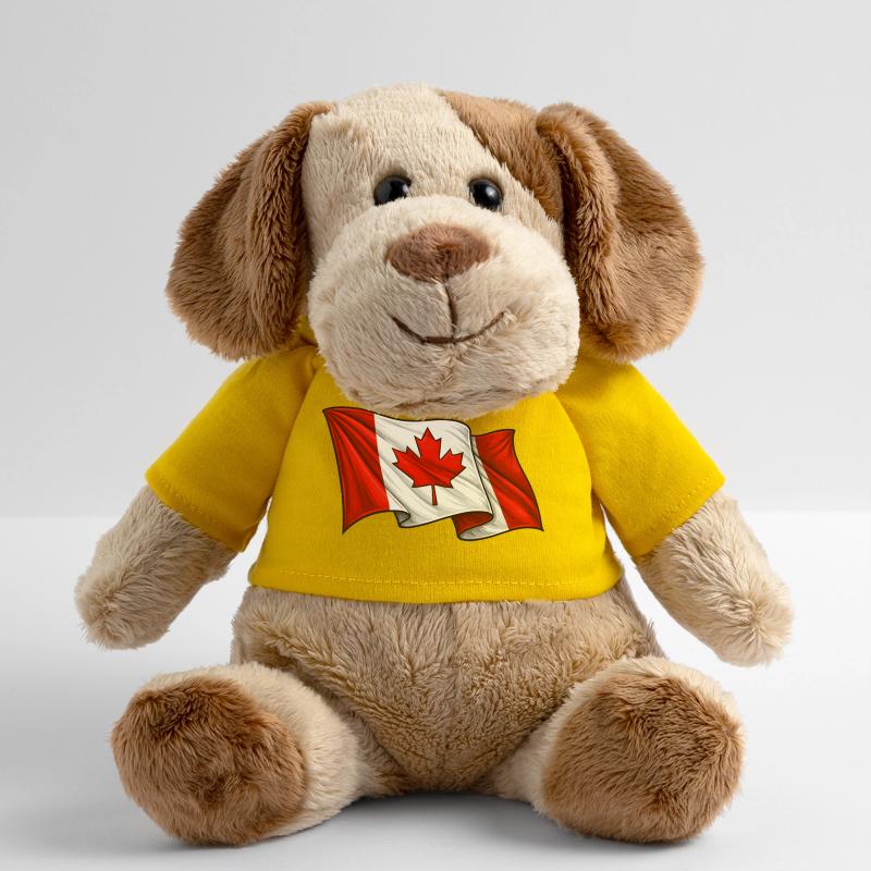 Canada Drapeau canadien Chien en peluche Helge MiniFeet®
