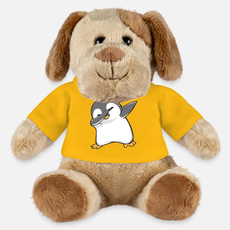 Pinguin Dabbing - MiniFeet® Hund Helge - Sonnengelb