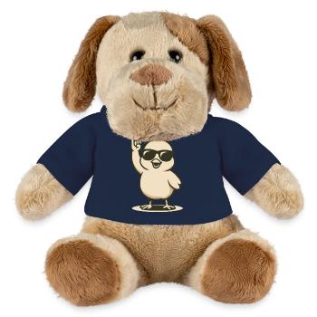 Chick’n’Roll - Chien en peluche Helge MiniFeet® - jaune soleil - Devant