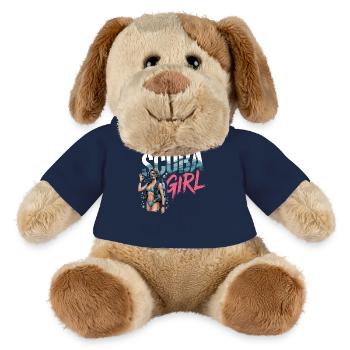 Scuba Girl Taucherin Design - MiniFeet® Hund Helge - French Navy - Vorne