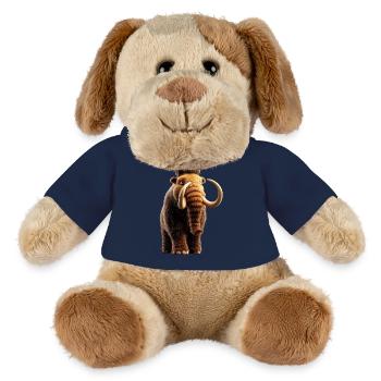 Mammouth Mammouth Laineux Âge glaciaire Mammouths Mammouth Doux - Chien en peluche Helge MiniFeet® - bleu marine - Devant
