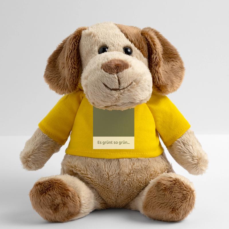 C’est tellement vert – Affiche Modern Fields Chien en peluche Helge MiniFeet®