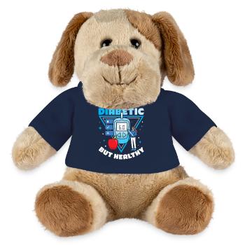 Diabetes type 1 diabetic - MiniFeet® Dog Helge - sun yellow - Front
