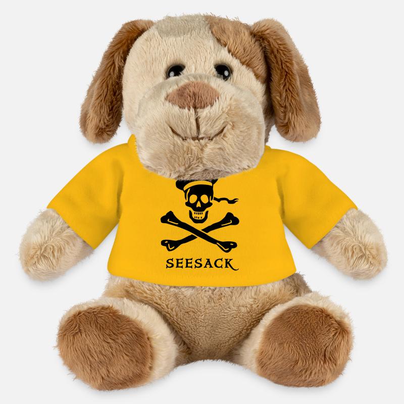 ~ ~ Duffel Bag - MiniFeet® Dog Helge - sun yellow