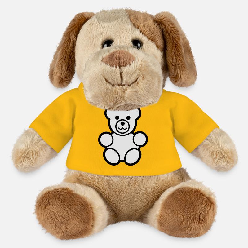Niedlicher Teddy  - MiniFeet® Hund Helge - Sonnengelb