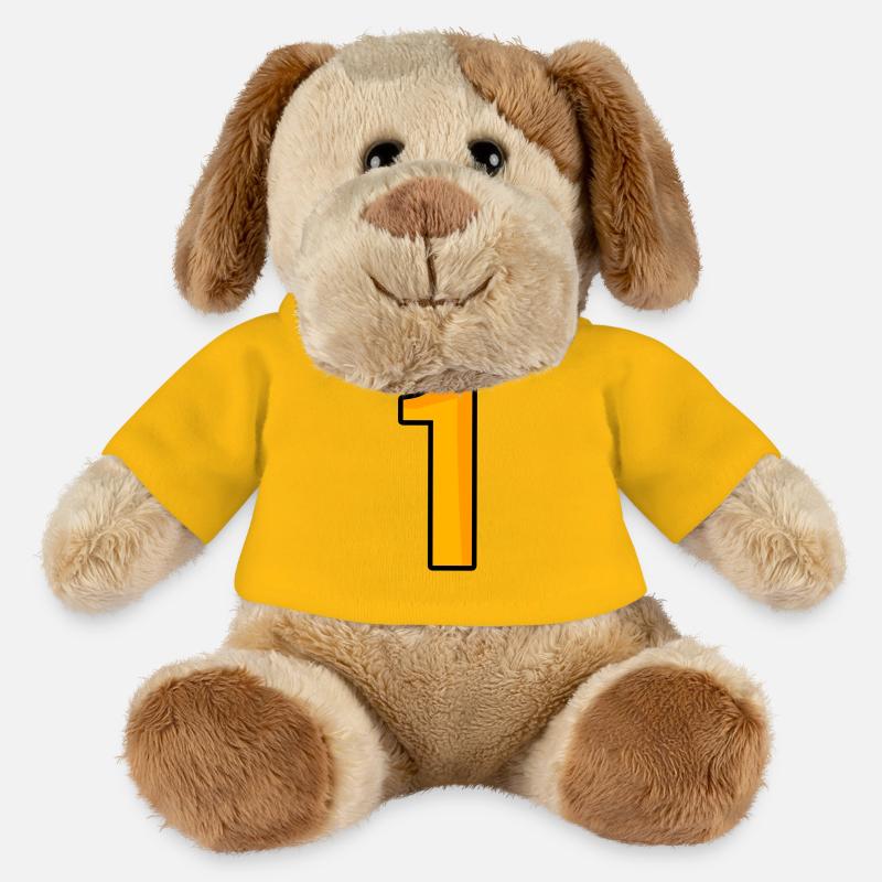 Nummer 1 - MiniFeet® Hund Helge - Sonnengelb