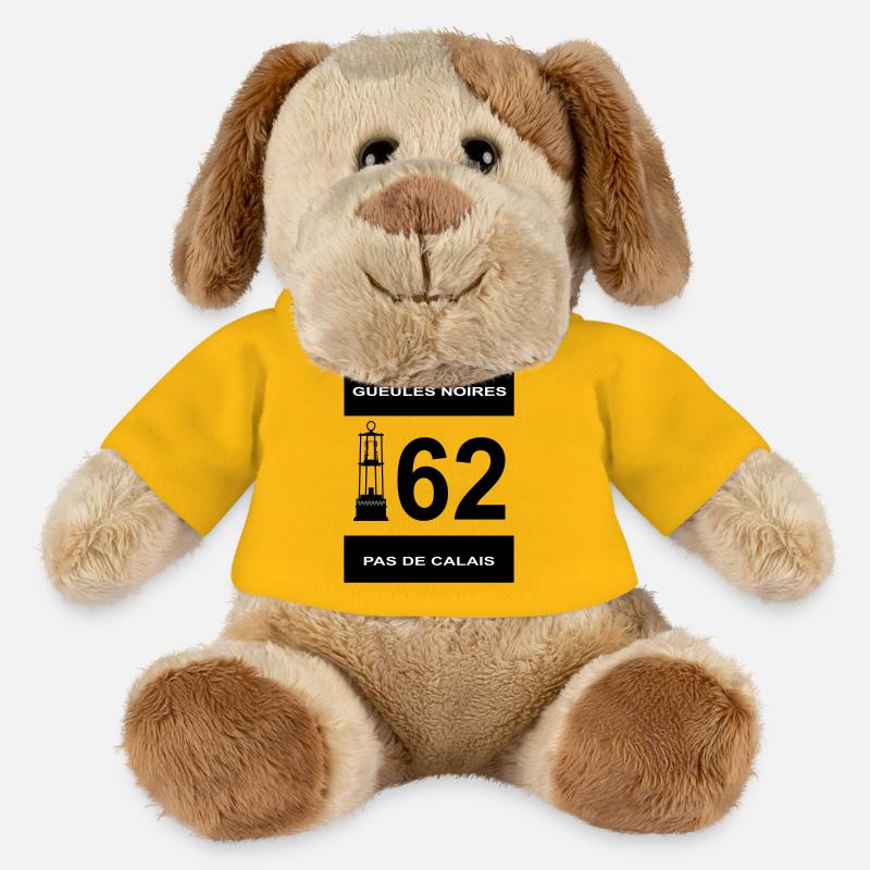 62 pas de calais - Chien en peluche Helge MiniFeet® - jaune soleil