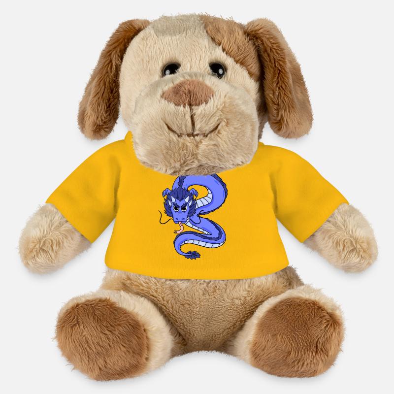 Drache - MiniFeet® Hund Helge - Sonnengelb