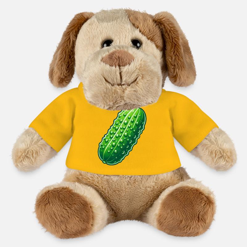 Große Gurke - MiniFeet® Hund Helge - Sonnengelb