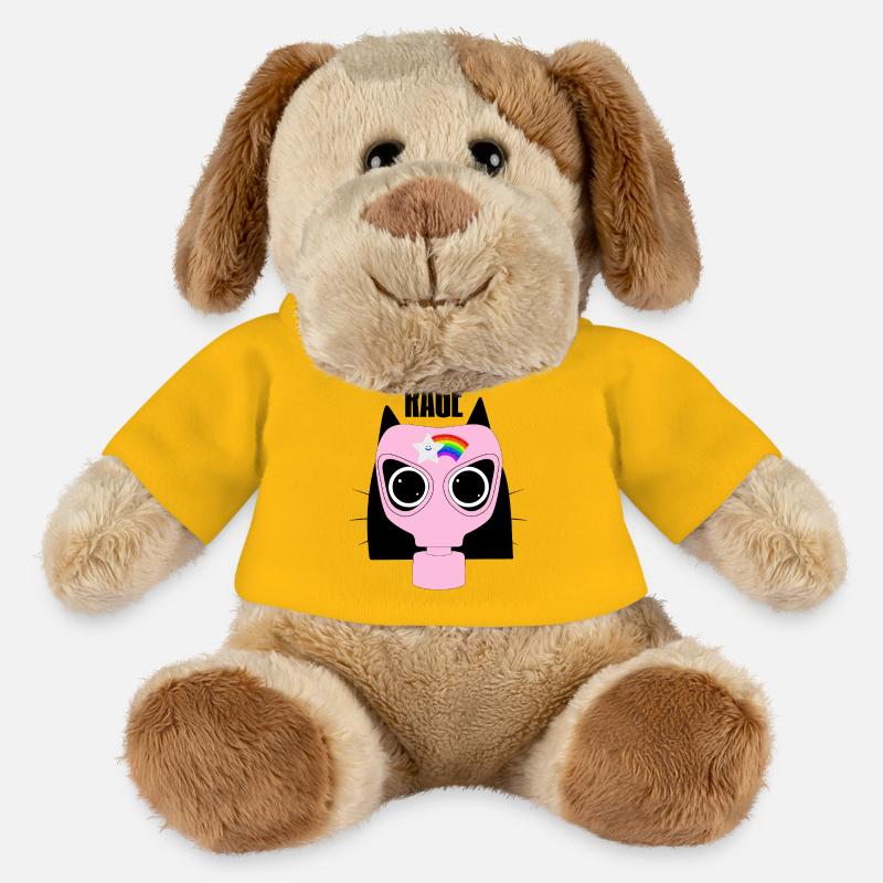 Rage Kitty Cat Protest - MiniFeet® Hund Helge - Sonnengelb