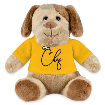 Chef Chef - Chien en peluche Helge MiniFeet® - jaune soleil - Devant