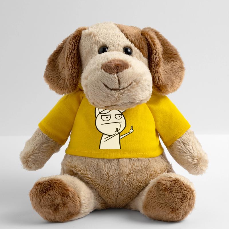 FU Meme avec casquette de baseball (les couleurs peuvent être changées) Chien en peluche Helge MiniFeet®