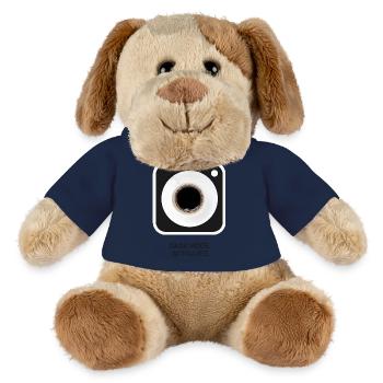 Dark Mode Activated Kaffee Nerd Spruch - MiniFeet® Hund Helge - Sonnengelb - Vorne