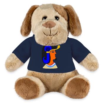 Ägyptisches männliches Porträt - MiniFeet® Hund Helge - Sonnengelb - Vorne