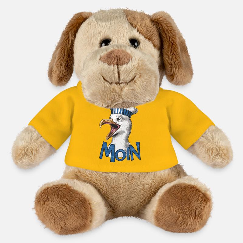 Moin Möwe - MiniFeet® Hund Helge - Sonnengelb