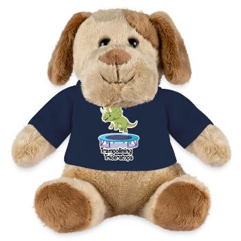 TRAMPOLINE DU TRICÉRATOPS - Chien en peluche Helge MiniFeet® - jaune soleil - Devant