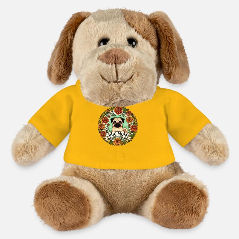 Mops-Mama - MiniFeet® Hund Helge - Sonnengelb