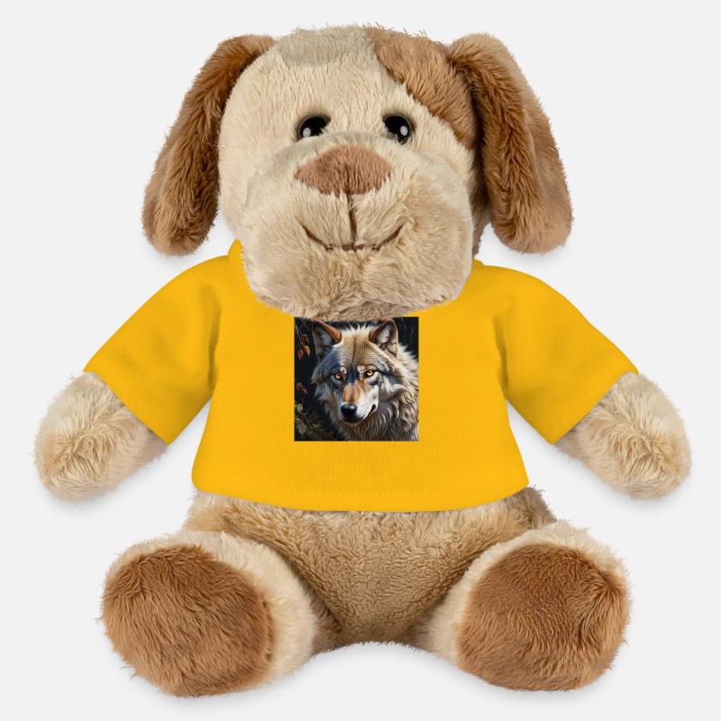 Wolf - MiniFeet® Hund Helge - Sonnengelb