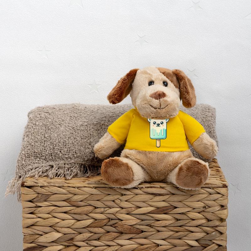 Ein Eis in Form eines lächelnden Eisbären MiniFeet® Hund Helge