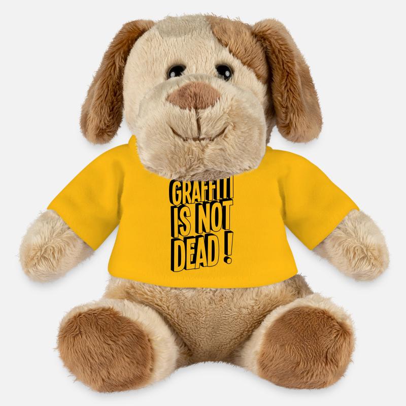 GRAFFITI ART IS NOT DEAD - MiniFeet® Hund Helge - Sonnengelb