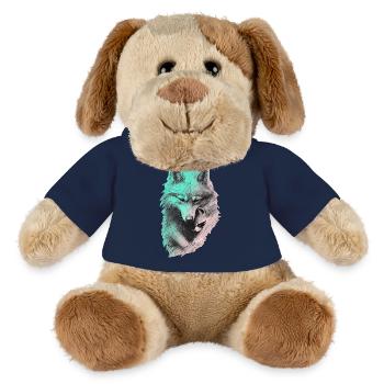 🐺 🦝 Shared Silence - MiniFeet® Dog Helge - french navy - Front