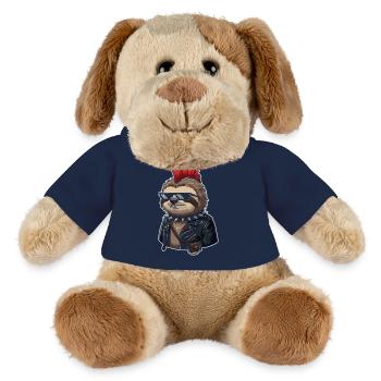 Punk-Sloth im Lederlook - MiniFeet® Hund Helge - Sonnengelb - Vorne