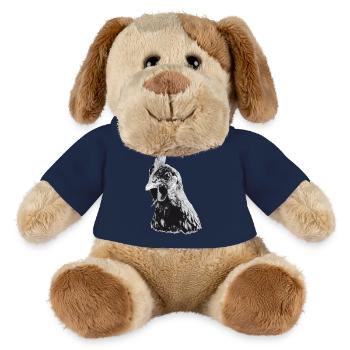 Chicken Fans - Rooster - Rooster - Flower Chicken - Organic - MiniFeet® Dog Helge - french navy - Front