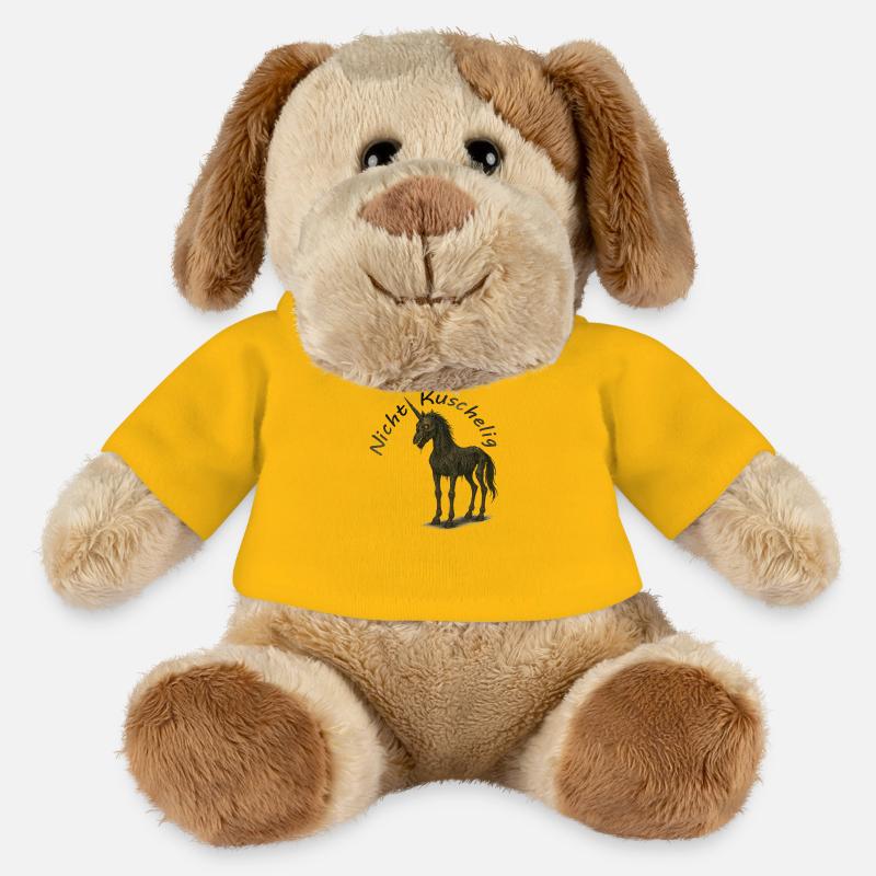 Zombie Einhorn - MiniFeet® Hund Helge - Sonnengelb