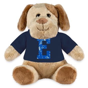 Letter e sport retro - MiniFeet® Hund Helge - Sonnengelb - Vorne