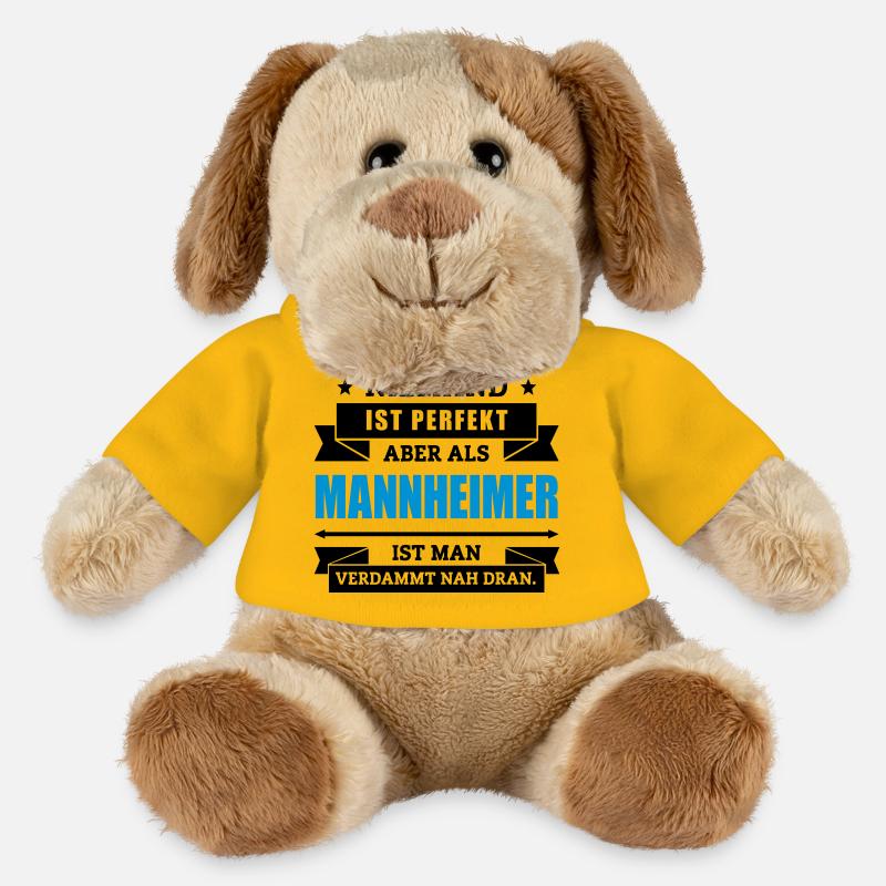 Funshirt Mannheimer - MiniFeet® Hund Helge - Sonnengelb