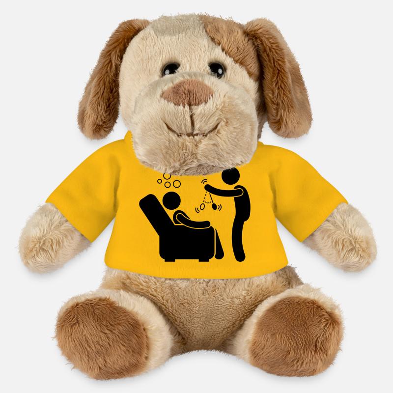 Hypnose - Hypnotisch - MiniFeet® Hund Helge - Sonnengelb