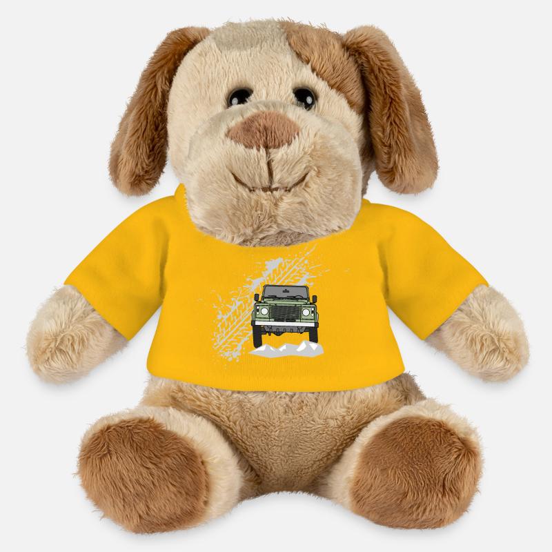 Defender Splash Front - Chien en peluche Helge MiniFeet® - jaune soleil