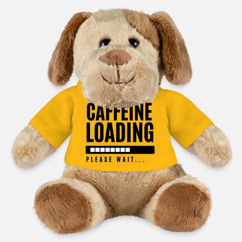 Caffeine Loading Please Wait - MiniFeet® Dog Helge - sun yellow