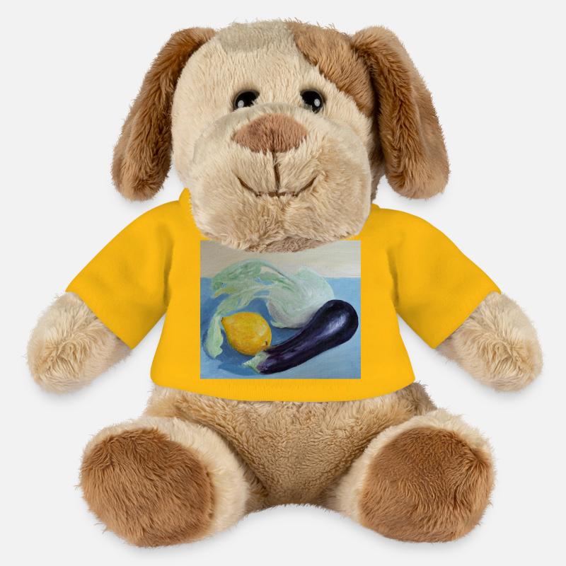 Stillleben - MiniFeet® Hund Helge - Sonnengelb