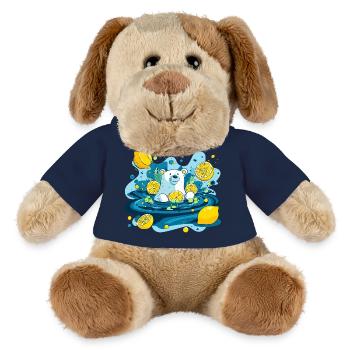 Lemon bear in the water bubble - MiniFeet® Dog Helge - sun yellow - Front