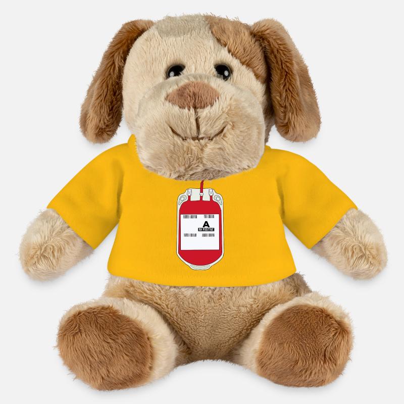Ein positiver Blutbeutel - MiniFeet® Hund Helge - Sonnengelb