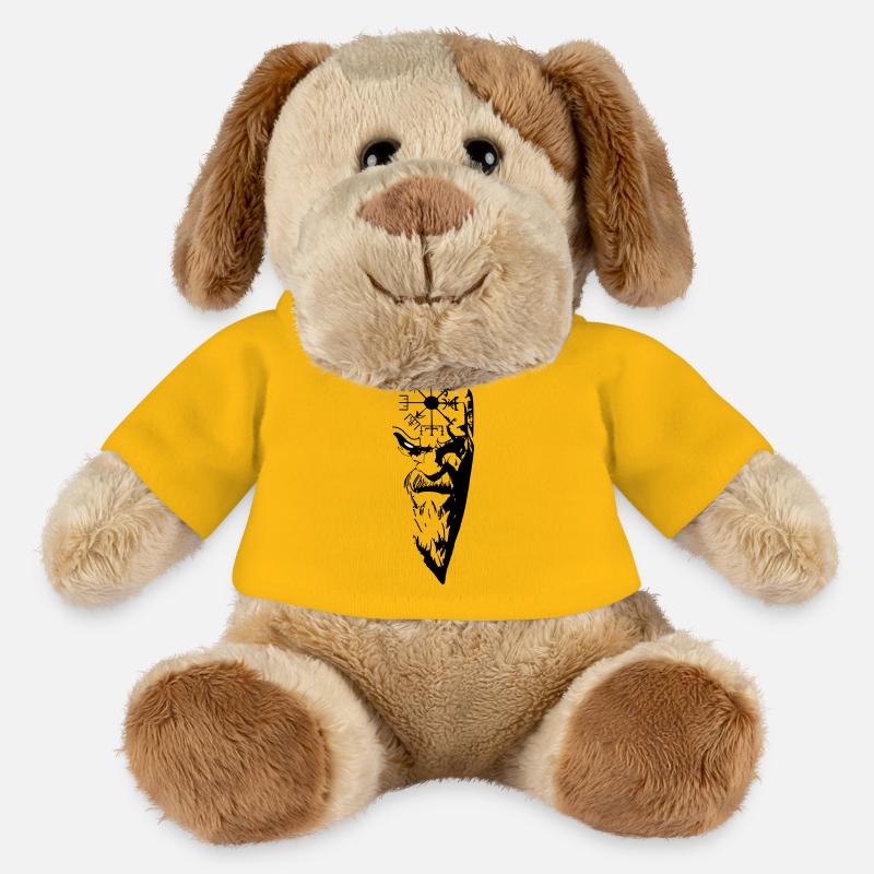 Odin - Chien en peluche Helge MiniFeet® - jaune soleil