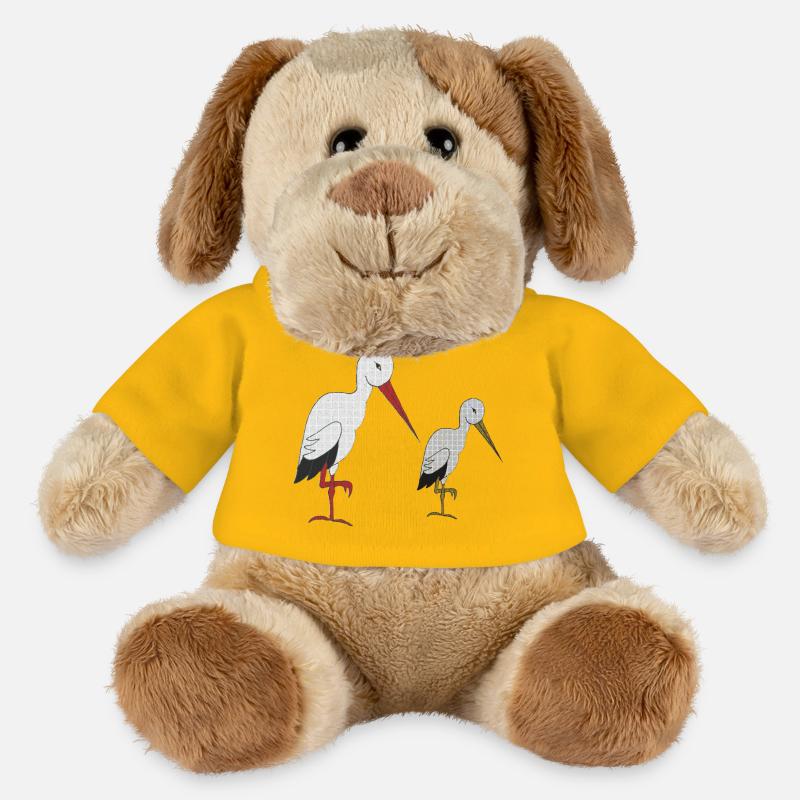 storch mit kind - MiniFeet® Hund Helge - Sonnengelb