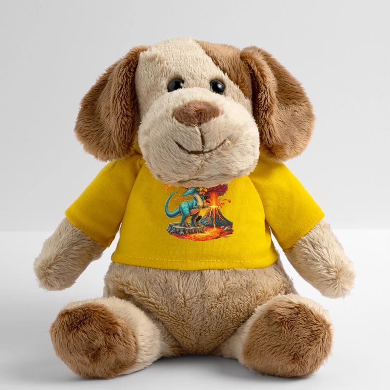 Dino Vulkaneruption mit Blume MiniFeet® Hund Helge