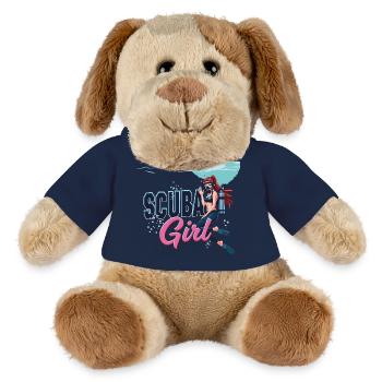 Scuba Girl Taucherin Design - MiniFeet® Hund Helge - French Navy - Vorne