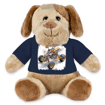 Quad-Bike CAD-Blaupause Design - MiniFeet® Hund Helge - French Navy - Vorne